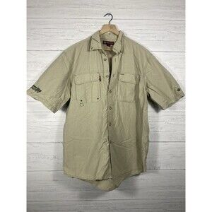 Dri duck fishing/hunting lightweight button down size Large breathable mesh